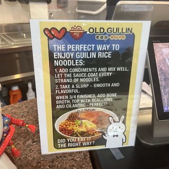 Old Gui Lin - How to enjoy Guilin noodles - Chinese Near Me - Fremont, California