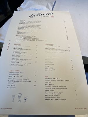 Menu photo 6 La Mercerie New York, NY Menu photo 6 La Mercerie New York, NY