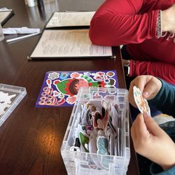 Bella Mia Pizza - Stickers brought out for the kids!