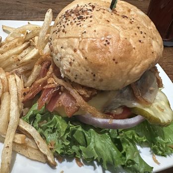 Local Goat - TN Whiskey Glazed Burger* - New American Near Me - Pigeon Forge, Tennessee Local Goat - TN Whiskey Glazed Burger* - New American Near Me - Pigeon Forge, Tennessee
