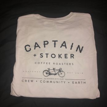 Captain + Stoker - White shirt (back) - Coffee Roasteries Near Me - Monterey, California Captain + Stoker - White shirt (back) - Coffee Roasteries Near Me - Monterey, California