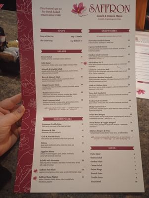 Menu photo 1 Saffron Charleston, SC