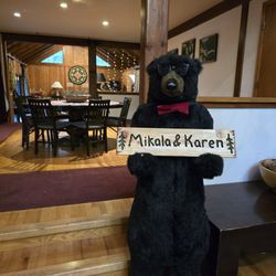 Harmony Ridge Lodge - Our welcome sign and gift