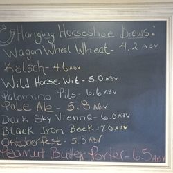 Broken Arrow Cellars - Today's tap list.