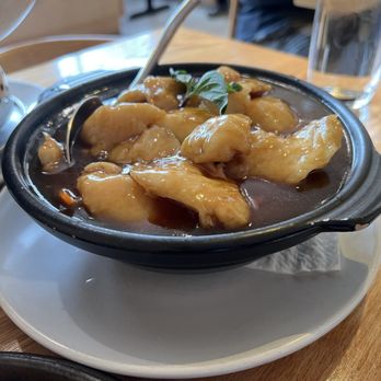 Peter Chang - Three cup fish fillet in clay pot - Szechuan Near Me - Columbia, Maryland