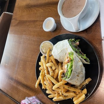 The Nest Craft - Buffalo Chicken Wrap - Breakfast & Brunch Near Me - Dallas, Texas The Nest Craft - Buffalo Chicken Wrap - Breakfast & Brunch Near Me - Dallas, Texas