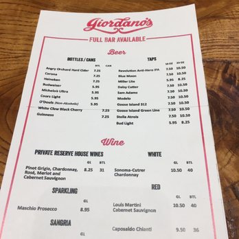 Giordano's - Menu - Pizza Near Me - Chicago, Illinois Giordano's - Menu - Pizza Near Me - Chicago, Illinois