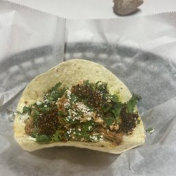 Macha chicken taco! Macha chicken taco!