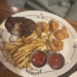 Steak and shrimp Steak and shrimp