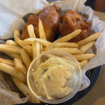 North Rig Grill - Friday's Special fish and chips. Food and Service ****Stars - Steakhouses Near Me - Denison, Texas