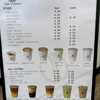 Sub Zero Creamery - @sips_n_savprs menu that are all so good and delicious ....must try and try and try again and again - Ice Cream & Frozen Yogurt Near Me - Simi Valley, California