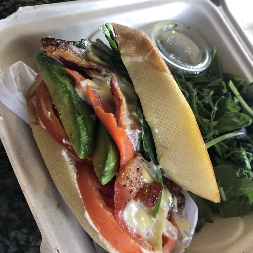 HiBlend - Salmon bacon sandwich - Juice Bars & Smoothies Near Me - Wahiawā, Hawaii HiBlend - Salmon bacon sandwich - Juice Bars & Smoothies Near Me - Wahiawā, Hawaii