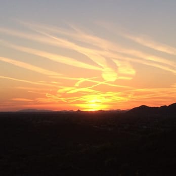 Thunderbird Park - Sunset from the the trail - Parks Near Me - Glendale, Arizona