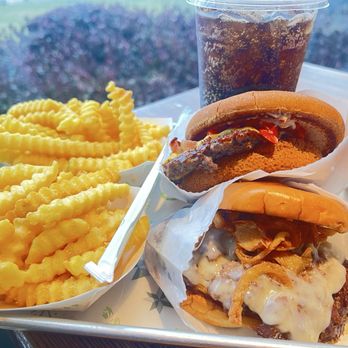 Shake Shack Westbury - Crinkle Fries gluten free single smoke shake and double black truffle burger. Both yummy! On tap Anita Root Beer - Burgers Near Me - Garden City, New York Shake Shack Westbury - Crinkle Fries gluten free single smoke shake and double black truffle burger. Both yummy! On tap Anita Root Beer - Burgers Near Me - Garden City, New York