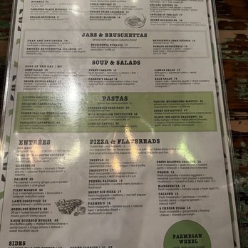 Farmer's Table - Dinner Menu as of 2/2023 - New American Near Me - La Mesa, California Farmer's Table - Dinner Menu as of 2/2023 - New American Near Me - La Mesa, California