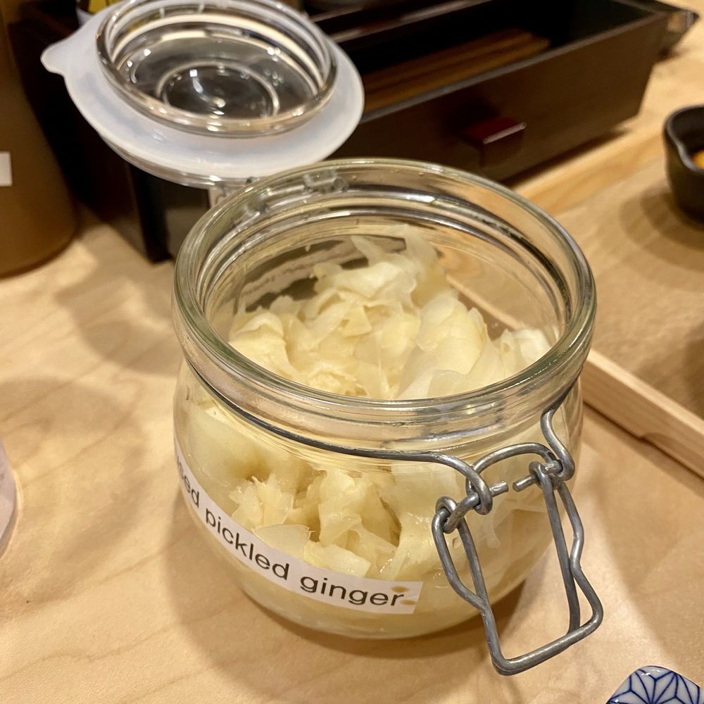 Totoya - Yuzu-infused pickled ginger - Sushi Bars Near Me - Honolulu, Hawaii Totoya - Yuzu-infused pickled ginger - Sushi Bars Near Me - Honolulu, Hawaii