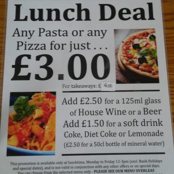 Buon Appetito - Any pasta or pizza for 3 pounds - Italian Near Me - Hove, BNH