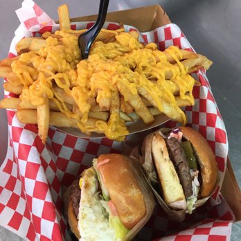 Mini Street Burger - Add nacho cheese to your fries - Food Trucks Near Me Mini Street Burger - Add nacho cheese to your fries - Food Trucks Near Me