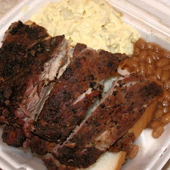 Dilworth's BBQ - ribs, beans, and mashed potatoes in a styrofoam container - Barbeque Near Me - Lithonia, Georgia Dilworth's BBQ - ribs, beans, and mashed potatoes in a styrofoam container - Barbeque Near Me - Lithonia, Georgia