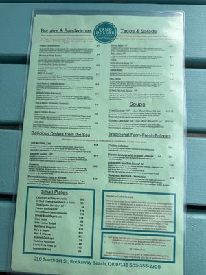 Menu photo 5 Sand Dollar Restaurant & Lounge Rockaway Beach, OR
