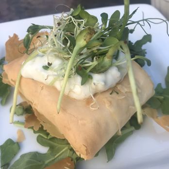Encounters Wine Bar & Small Plate Kitchen - Tatar's philo pastry tapa - Wine Bars Near Me - Colman, Alberta Encounters Wine Bar & Small Plate Kitchen - Tatar's philo pastry tapa - Wine Bars Near Me - Colman, Alberta