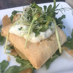 Encounters Wine Bar & Small Plate Kitchen - Tatar's philo pastry tapa