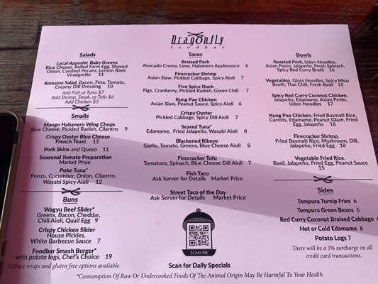 Menu photo 2 Dragonfly Foodbar Fairhope, AL Menu photo 2 Dragonfly Foodbar Fairhope, AL