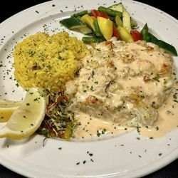 The Original Island Shrimp House - Seafood stuffed haddock