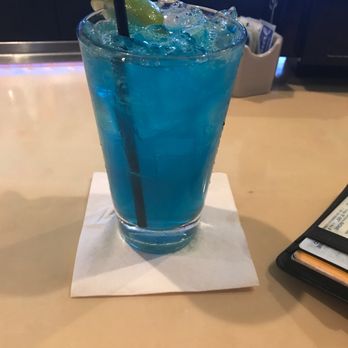 Blue Mesa Grill - Happy Hour Blue Margarita - Mexican Near Me - Plano, Texas
