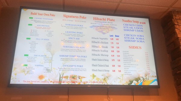 Menu photo 3 Hibachi Poke Chapel Hill, NC Menu photo 3 Hibachi Poke Chapel Hill, NC