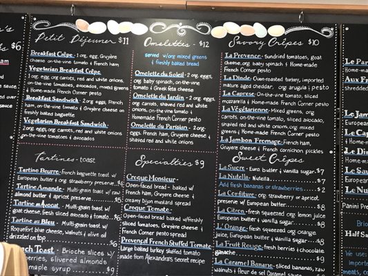 Menu photo 4 French Corner Encinitas, CA