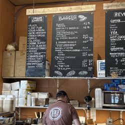 Blazing Bagels - May 2025 menu