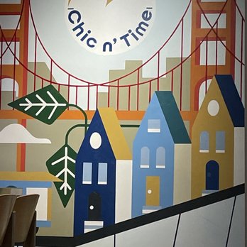 Chic n' Time - Mural in front window - Noodles Near Me - San Francisco, California Chic n' Time - Mural in front window - Noodles Near Me - San Francisco, California