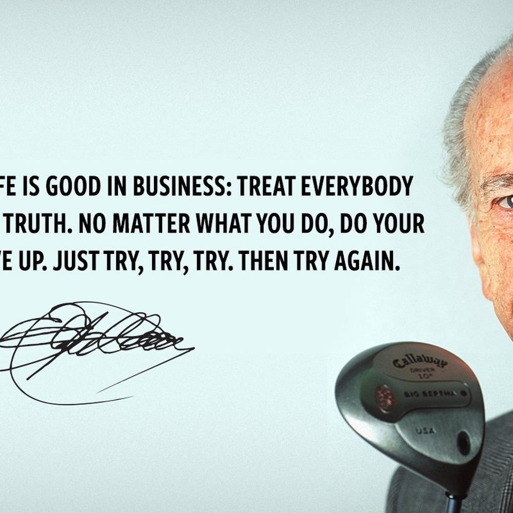 Callaway Golf - Callaway Golf founder Ely Callaway Jr. 1919-2001. - Sporting Goods Near Me - Carlsbad, California Callaway Golf - Callaway Golf founder Ely Callaway Jr. 1919-2001. - Sporting Goods Near Me - Carlsbad, California
