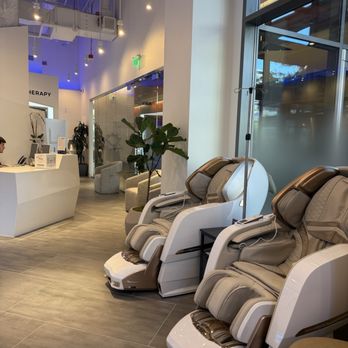 Next Health - Massage chairs, which you can even sit in when you're getting your IV - IV Hydration Near Me - Bellevue, Washington