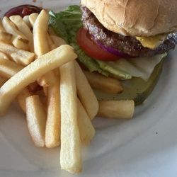 The Hills Bar & Grill - Cheeseburger and Fries