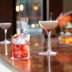 Kym's - Yuzu Negroni & Lychee Martini