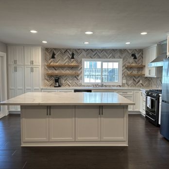 Bless This Place Interior Design - New kitchen, window and French doors - Interior Design Near Me