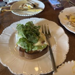 Croque Madame (smoked ham, sunny-side egg, gruyere) Croque Madame (smoked ham, sunny-side egg, gruyere)
