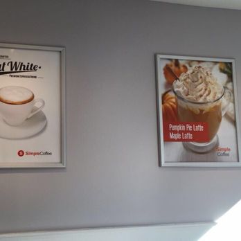 Simple Coffee - two posters on the wall - Coffee & Tea Near Me - Mendham, New Jersey