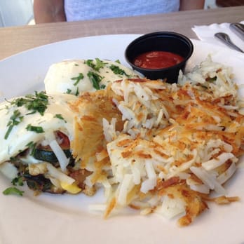 Shorehouse Kitchen - Quinoa & veggie eggs benedict - so good! - Coffee & Tea Near Me - La Jolla, California