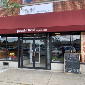 Guud & Evul Vegan Eats - Guud&Evul vegan eats 21 Main Street City of Tonawanda 716 260 2278 Wed - Sun 11-8pm - New American Near Me - Tonawanda, New York Guud & Evul Vegan Eats - Guud&Evul vegan eats 21 Main Street City of Tonawanda 716 260 2278 Wed - Sun 11-8pm - New American Near Me - Tonawanda, New York