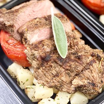 Lyfestyle Catering - a meal of meat and vegetables - Food Delivery Services Near Me - Miami, Florida