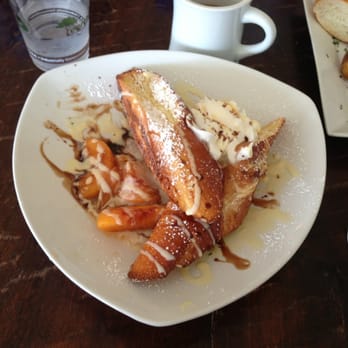 Starling Diner - Peach French toast. Amazing - New American Near Me - Long Beach, California Starling Diner - Peach French toast. Amazing - New American Near Me - Long Beach, California