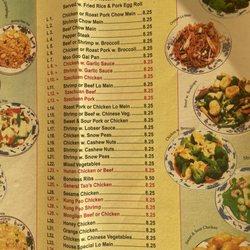 Kong Long - Menu