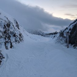 Portage Pass Trail - At the pass (1/5/2020)
