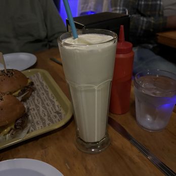 Black Cow Burgers & Fries - my runny vanilla shake - Burgers Near Me - Portland, Maine Black Cow Burgers & Fries - my runny vanilla shake - Burgers Near Me - Portland, Maine