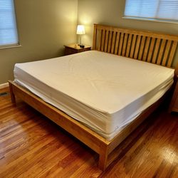 King bed and nightstands purchased 2025