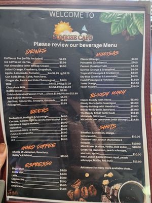 Menu photo 1 Sunrise Cafe New London, CT Menu photo 1 Sunrise Cafe New London, CT