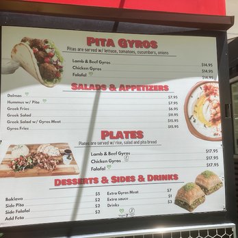 Pita Gyros - The menu - Greek Near Me - San Francisco, California Pita Gyros - The menu - Greek Near Me - San Francisco, California
